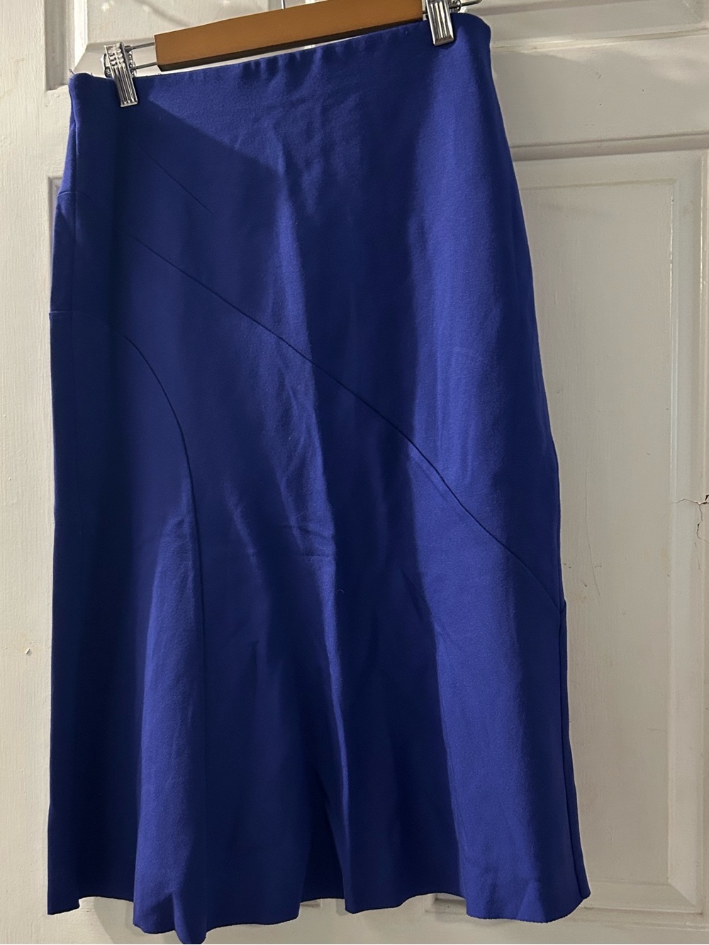 Carlisle Royal Blue A-Line Midi Skirt